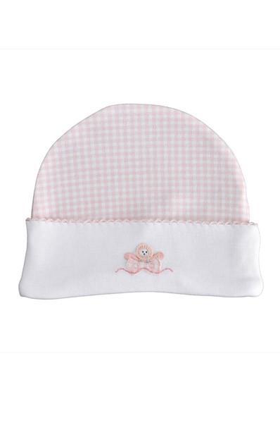 Pink Check Hat - Little Threads Inc. Children's Clothing