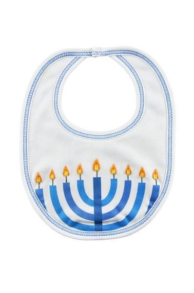 Hanukkah Pima Cotton Bib - Little Threads Inc. Children's Clothing