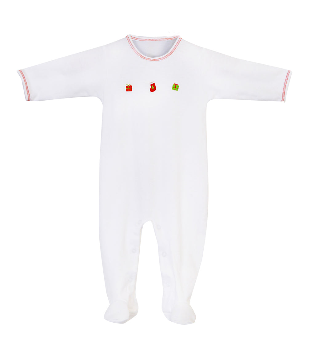 Christmas Gifts Unisex Footie - Little Threads Inc. Children's Clothing