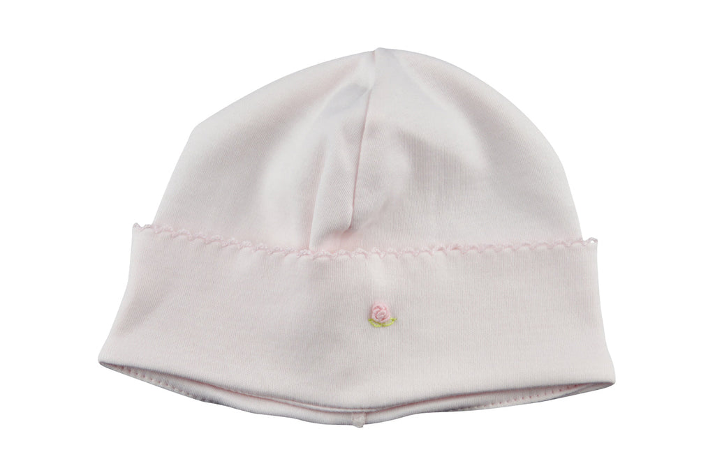 Baby Girl's Pink Rosebud Hat - Little Threads Inc. Children's Clothing