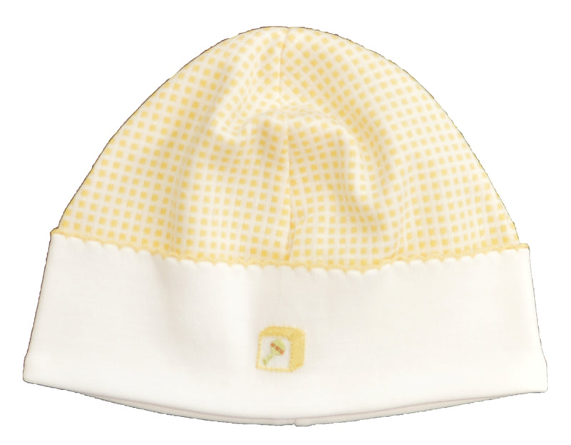 Giraffe Collection Yellow Check Hat - Little Threads Inc. Children's Clothing