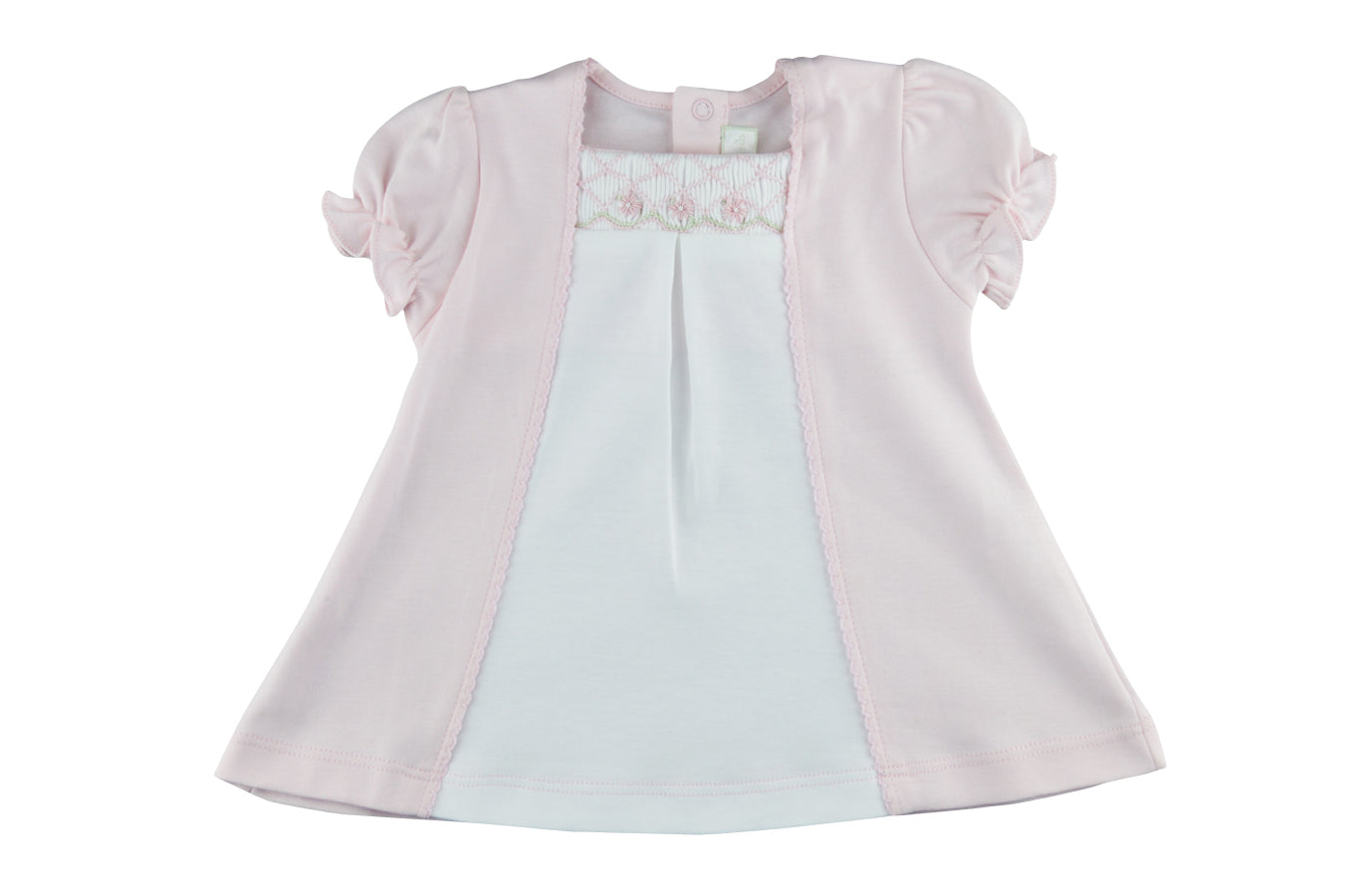 Pink Flower Smocked Dress - Little Threads Inc. Children's Clothing