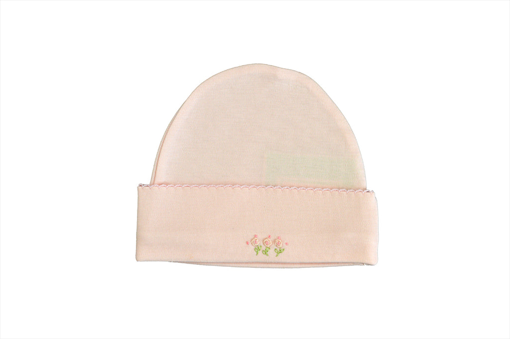 Baby Girl's Pink Rose Hat - Little Threads Inc. Children's Clothing