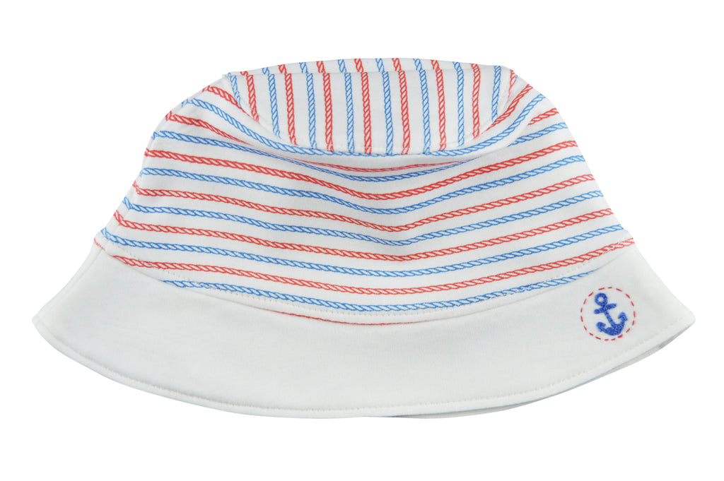 Baby Boy's Nautical Anchor Sun Hat - Little Threads Inc. Children's Clothing