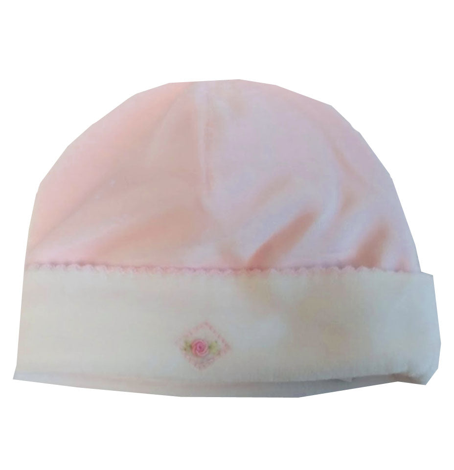 Pink Velour Baby Hat - Little Threads Inc. Children's Clothing