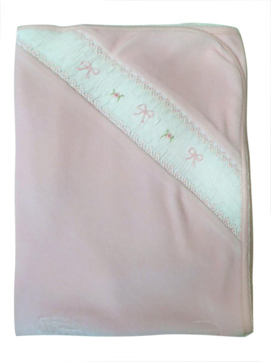 Flowers and Bows Velour Blanket - Little Threads Inc. Children's Clothing
