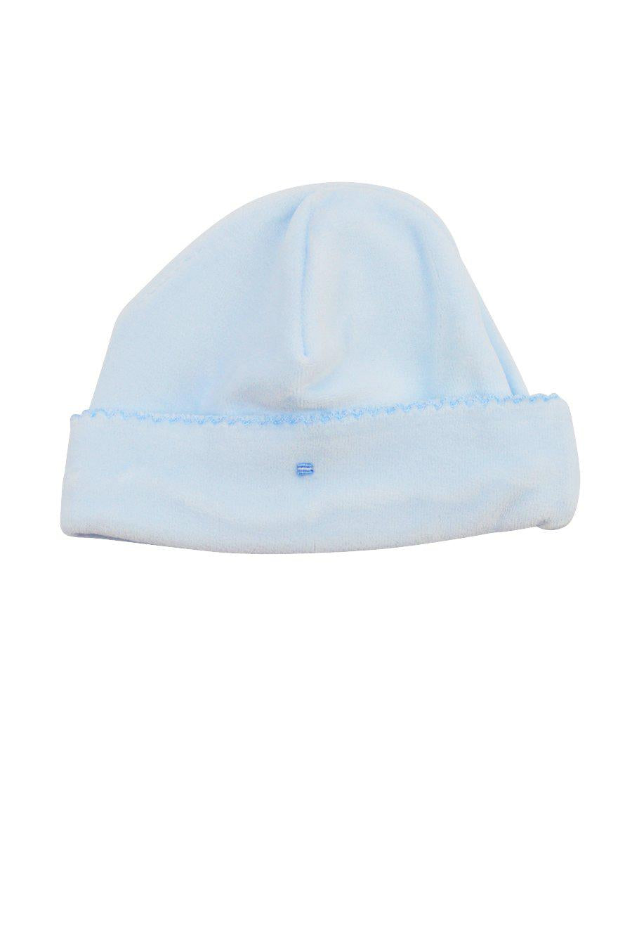 Joaquin Blue Velour Boy Hat - Little Threads Inc. Children's Clothing