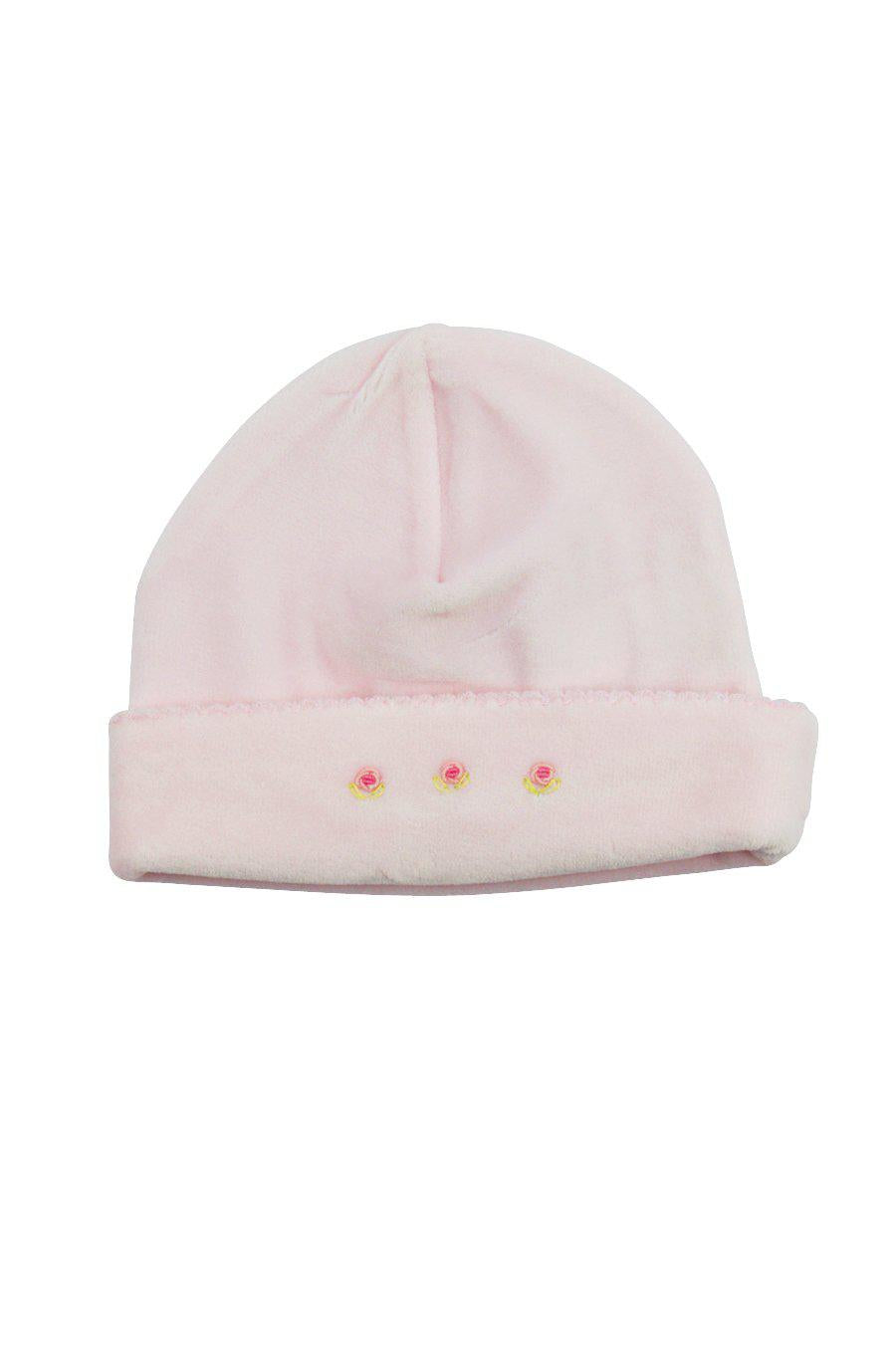 Pink Rosita Velour Hat - Little Threads Inc. Children's Clothing