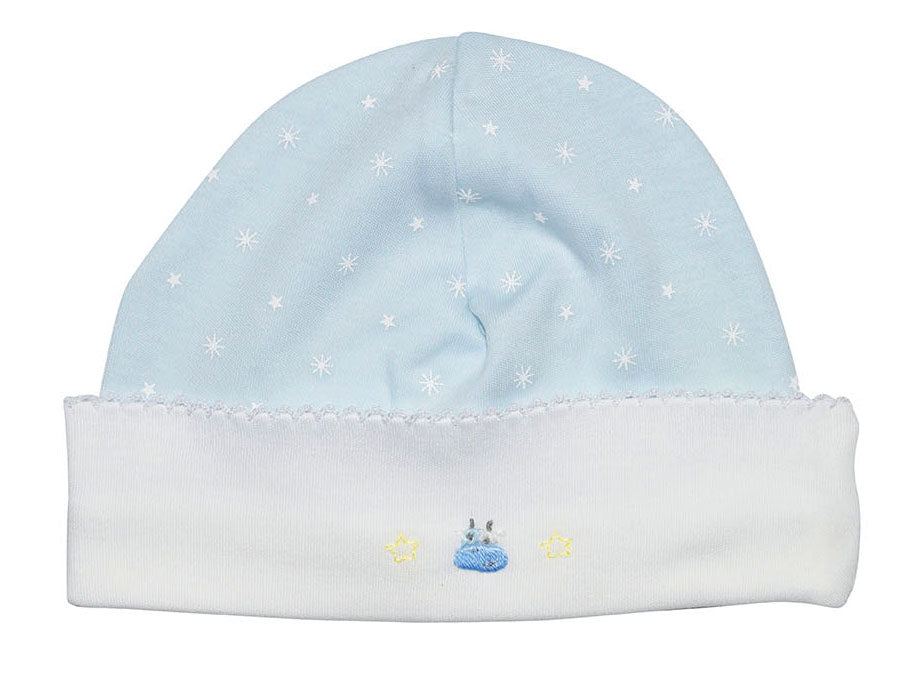Baby Boy's Blue Stars Hat - Little Threads Inc. Children's Clothing