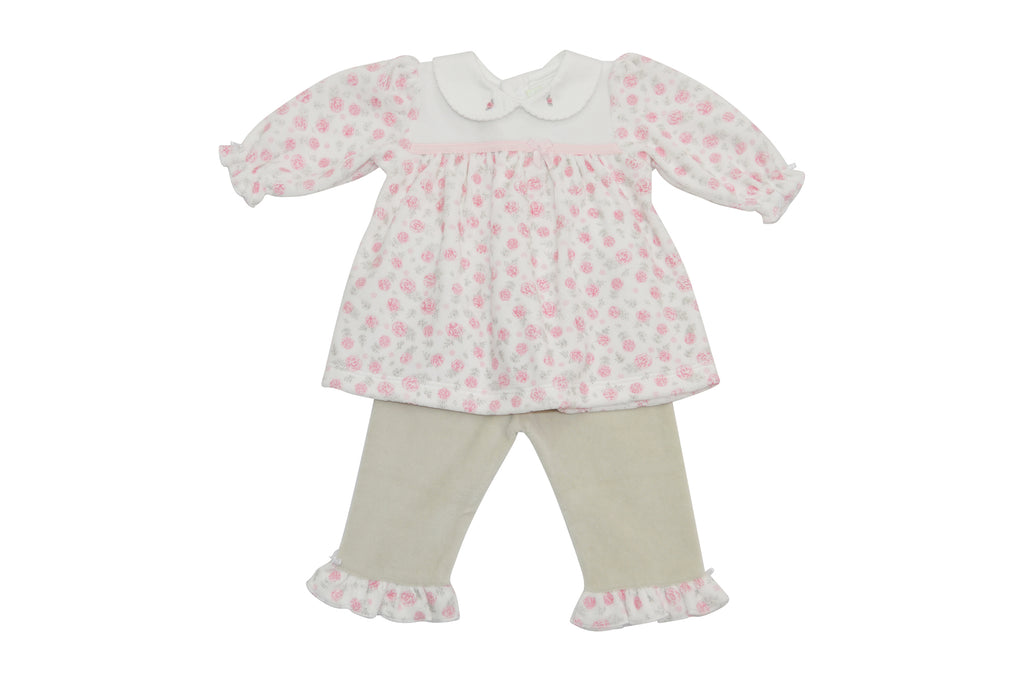 Baby Girl's Pink Floral Dress Set - Little Threads Inc. Children's Clothing