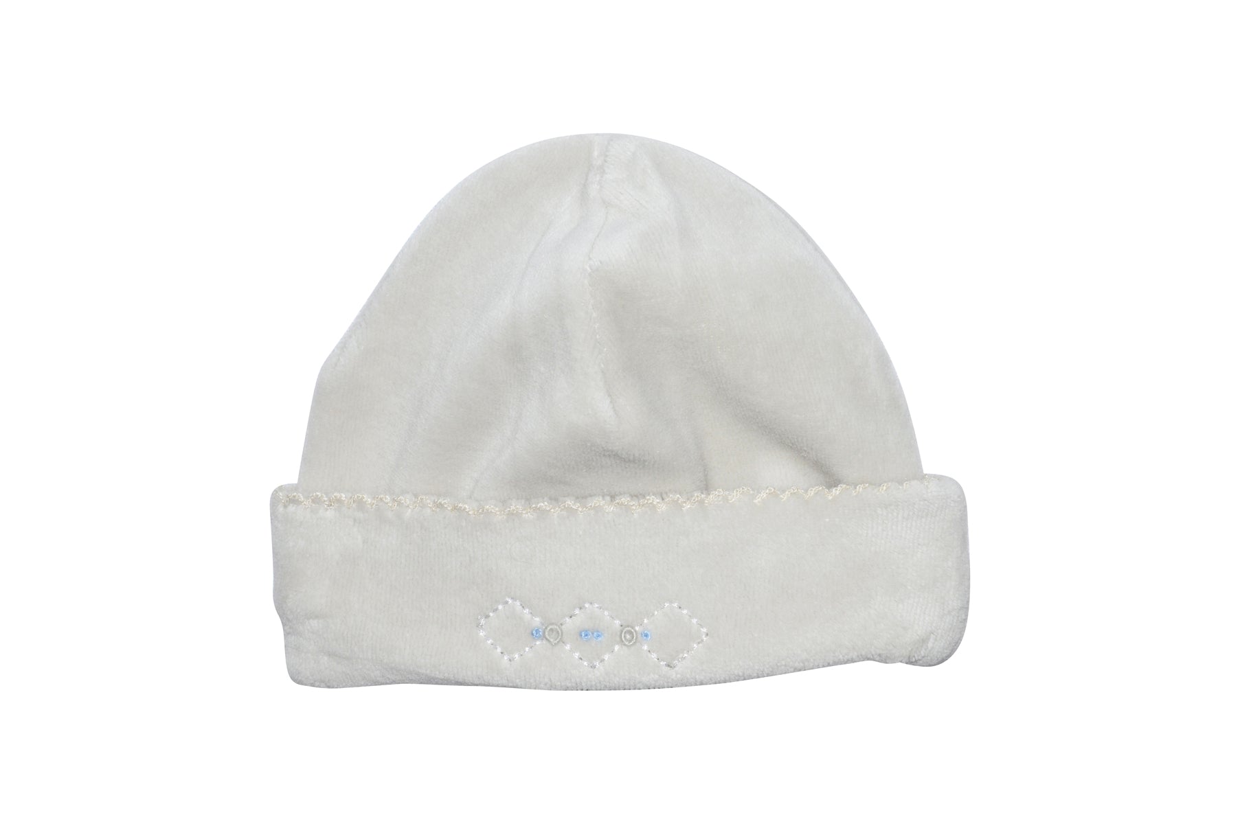 Jo and Joan Pearl Grey Velour Boy's Hat - Little Threads Inc. Children's Clothing