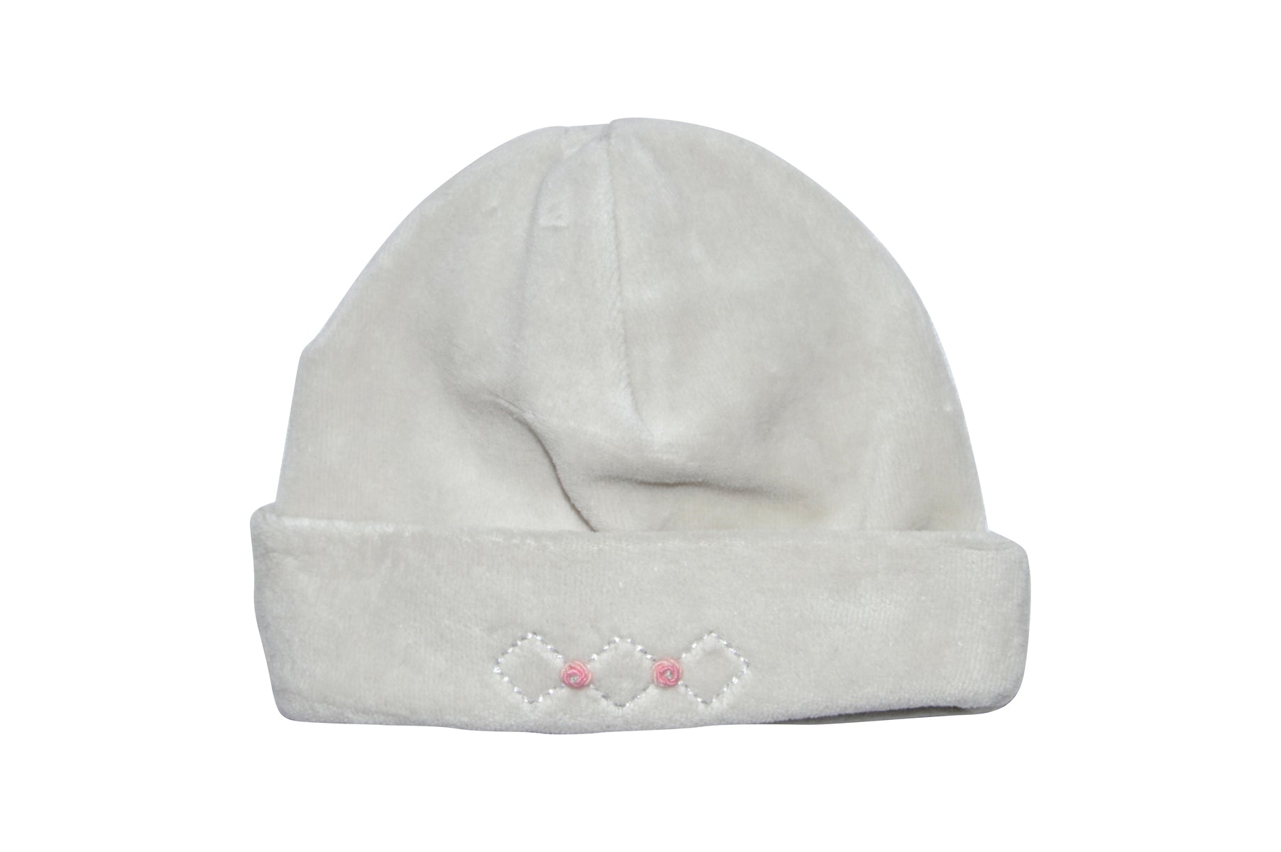 Jo and Joan Pearl Grey Velour Girl's Hat - Little Threads Inc. Children's Clothing