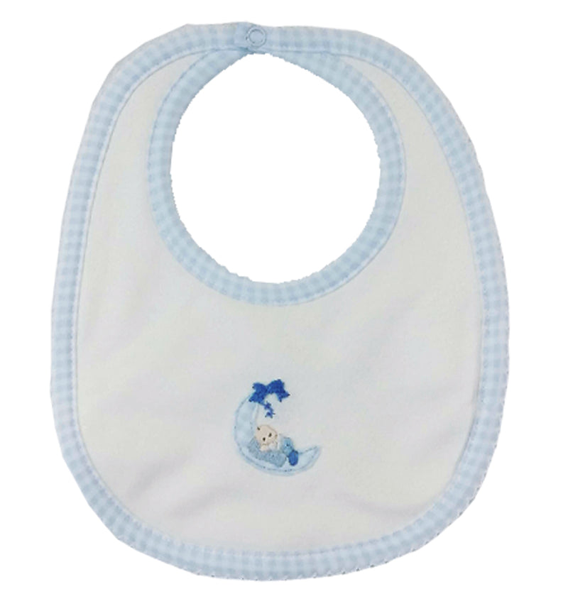 Boy on the Moon Boy's Bib - Little Threads Inc. Children's Clothing