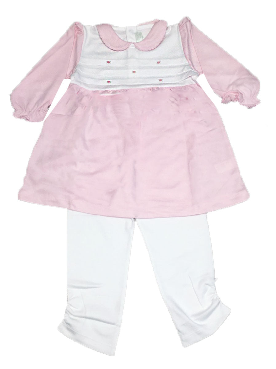 Baby Girl's Pink Pintucks Dress - Little Threads Inc. Children's Clothing