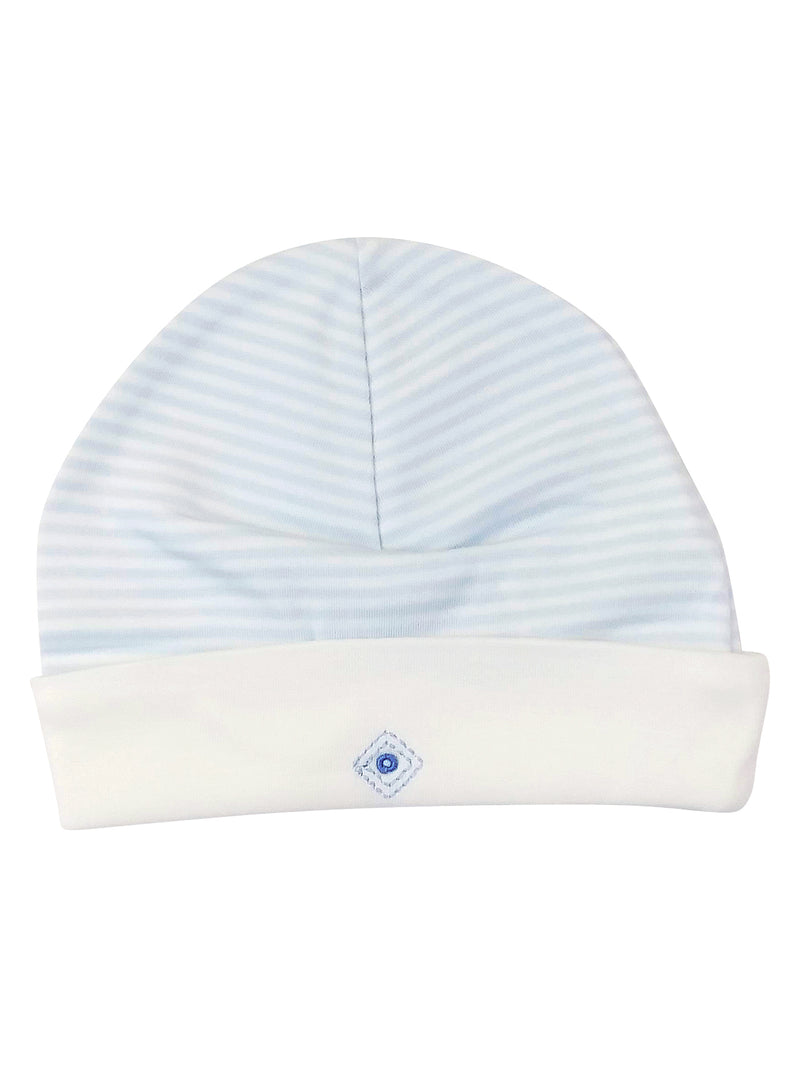 Baby Boy's Blue Stripe Hat - Little Threads Inc. Children's Clothing