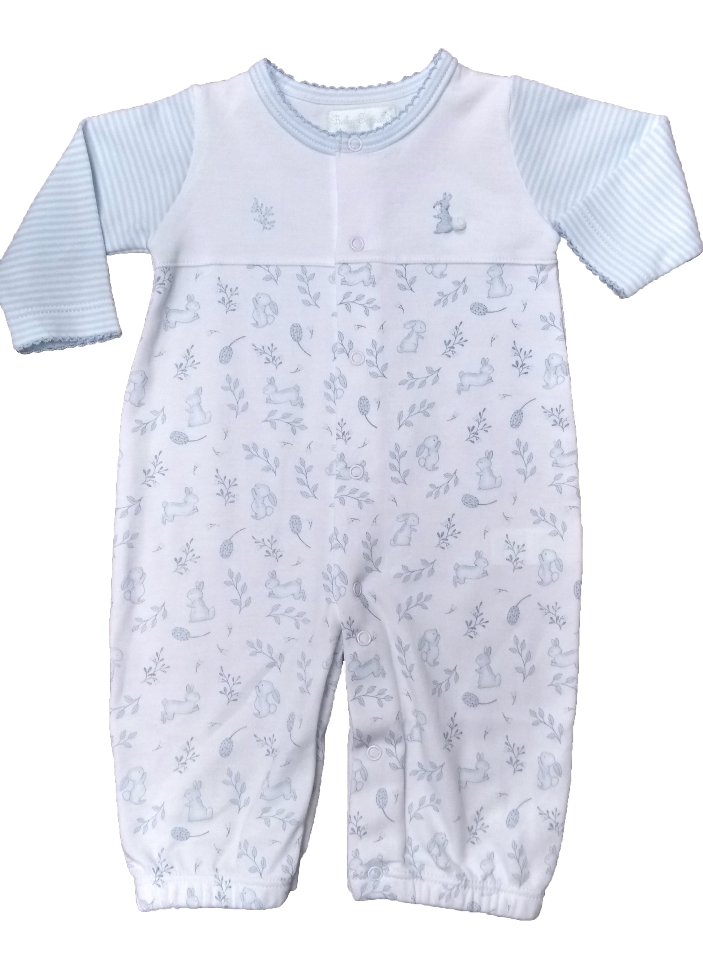 Baby Boy's Blue Bunnies Converter - Little Threads Inc. Children's Clothing