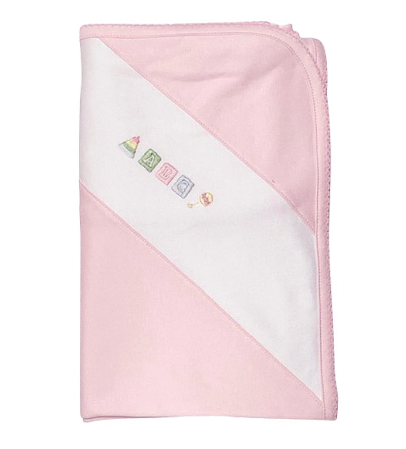 ABC Blocks Girl Blanket - Little Threads Inc. Children's Clothing