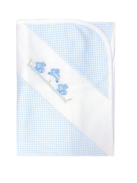 Easter bunny baby boy blanket - Little Threads Inc. Children's Clothing