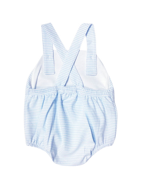 Airplanes Striped Baby Boy Pima Cotton Romper - Little Threads Inc. Children's Clothing
