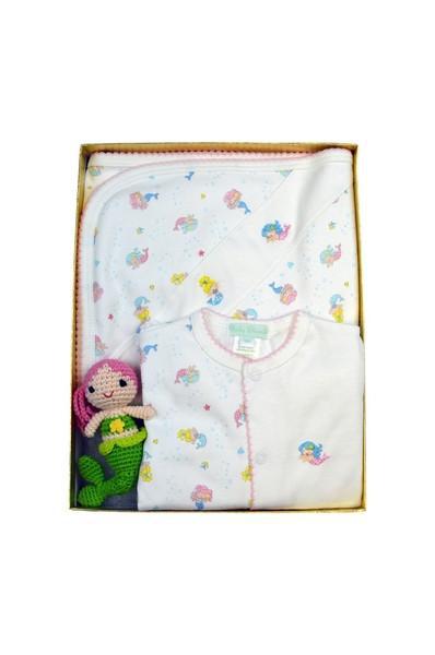 Mermaid Gift Set with Rattle - Little Threads Inc. Children's Clothing