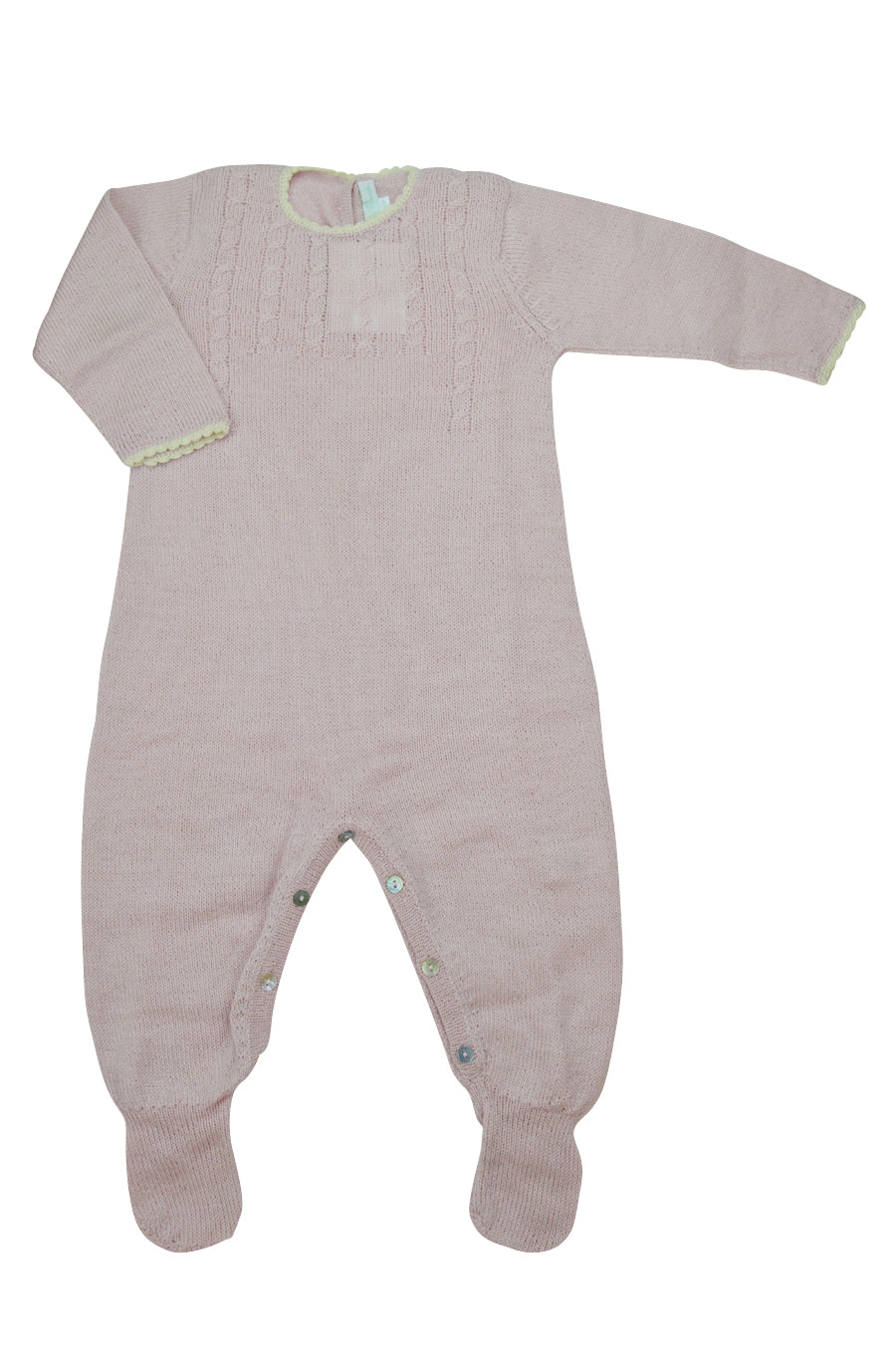 Pink Alpaca Footie - Little Threads Inc. Children's Clothing