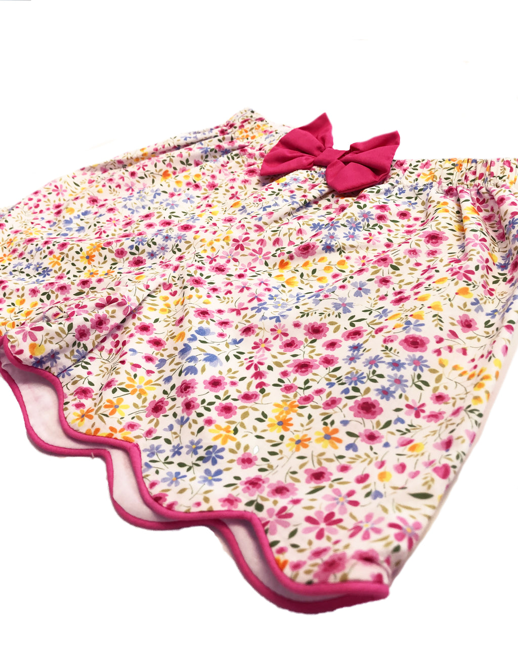 Floral Pink Girl's Shorts - Little Threads Inc. Children's Clothing