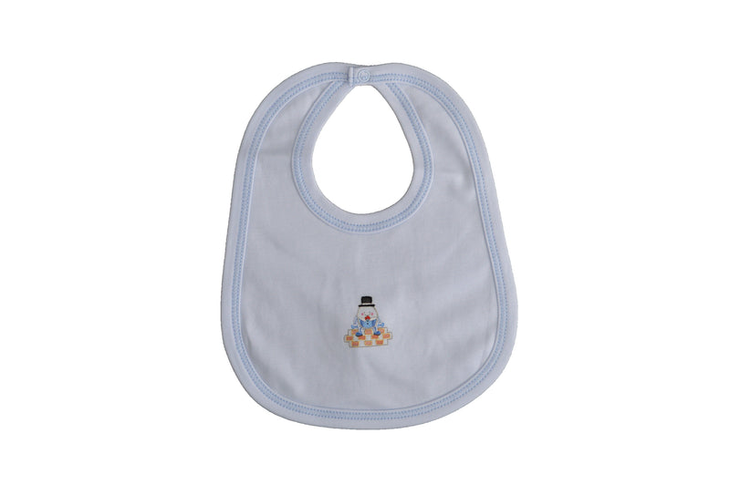 Baby Boy's Blue Humpty Dumpty Bib - Little Threads Inc. Children's Clothing