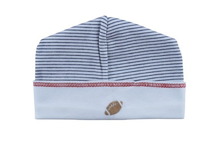 Football Pima cotton baby hat - Little Threads Inc. Children's Clothing
