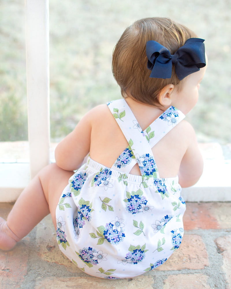 Hydrangea Floral Romper - Little Threads Inc. Children's Clothing