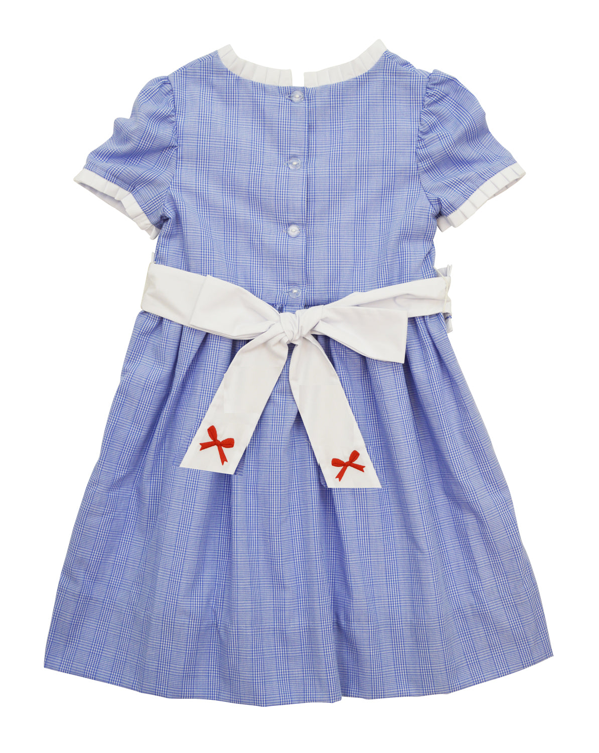 One Dress, two Holidays,  Dual Sash Dress - Little Threads Inc. Children's Clothing