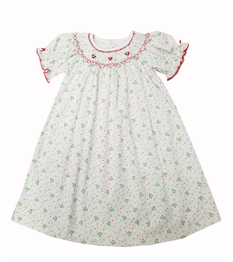 Hollies pima cotton girls bishop dress - Little Threads Inc. Children's Clothing