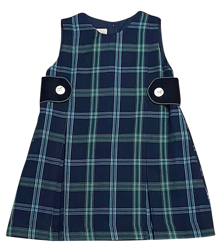 Sienna & Luca Plaid Jumper - Little Threads Inc. Children's Clothing