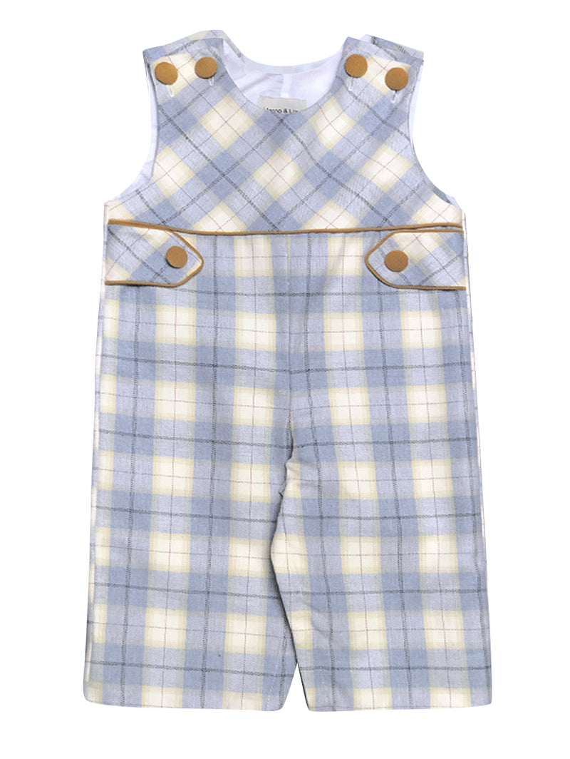 Leo & Lola Viella plaid Longall - Little Threads Inc. Children's Clothing