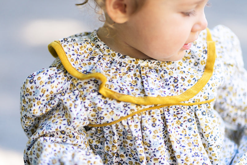 Leo & Lola Floral Viella Baby Girl Diaper Set - Little Threads Inc. Children's Clothing