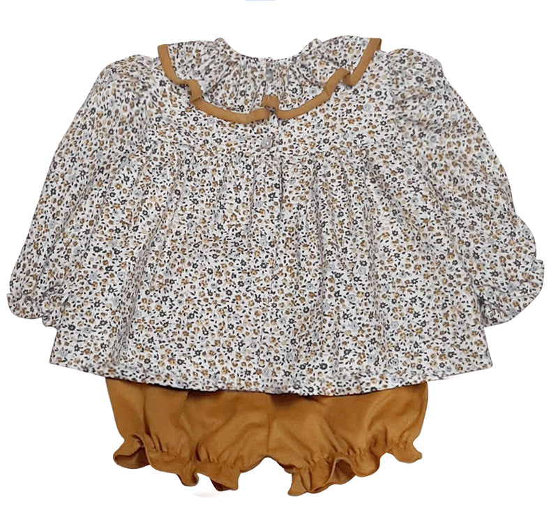 Leo & Lola Floral Viella popover - Little Threads Inc. Children's Clothing