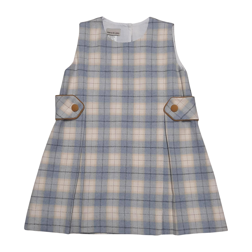 Leo & Lola Plaid viella jumper - Little Threads Inc. Children's Clothing