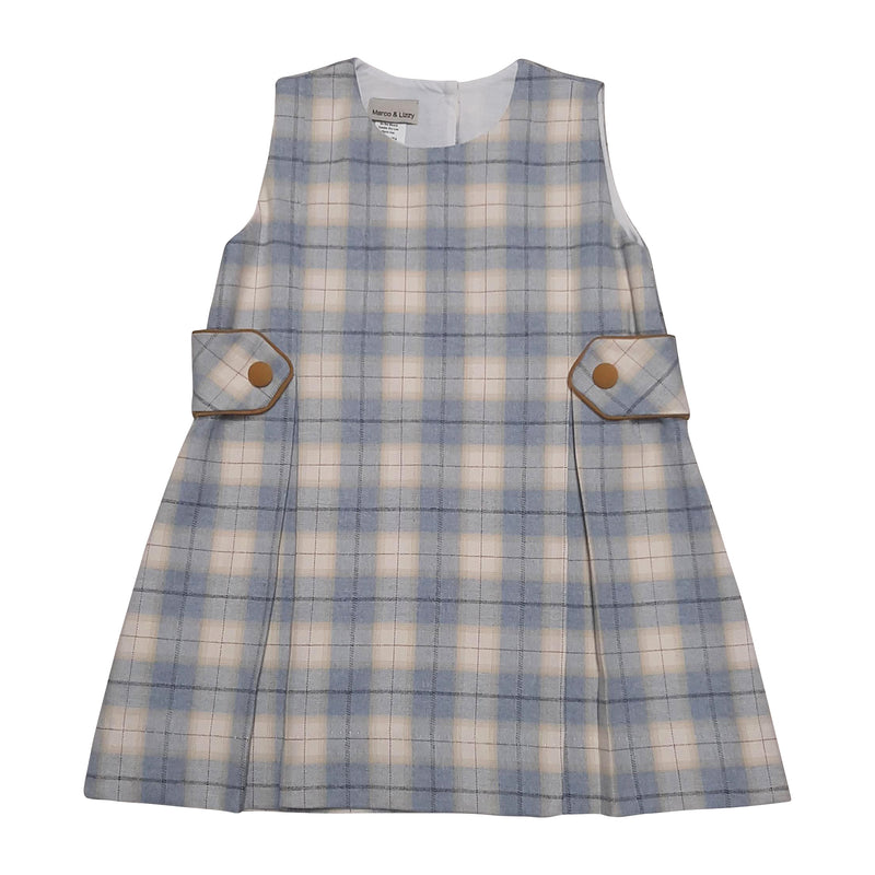 Leo & Lola Plaid viella jumper - Little Threads Inc. Children's Clothing