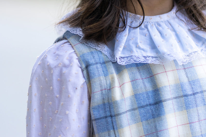 Leo & Lola Plaid viella Girl's Jumper - Little Threads Inc. Children's Clothing