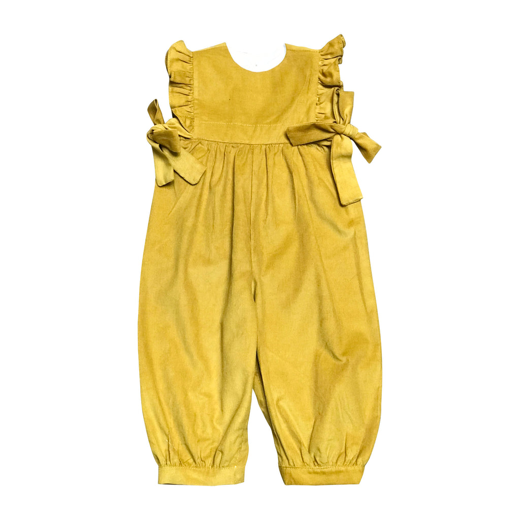 Mustard Girl's Romper - Little Threads Inc. Children's Clothing