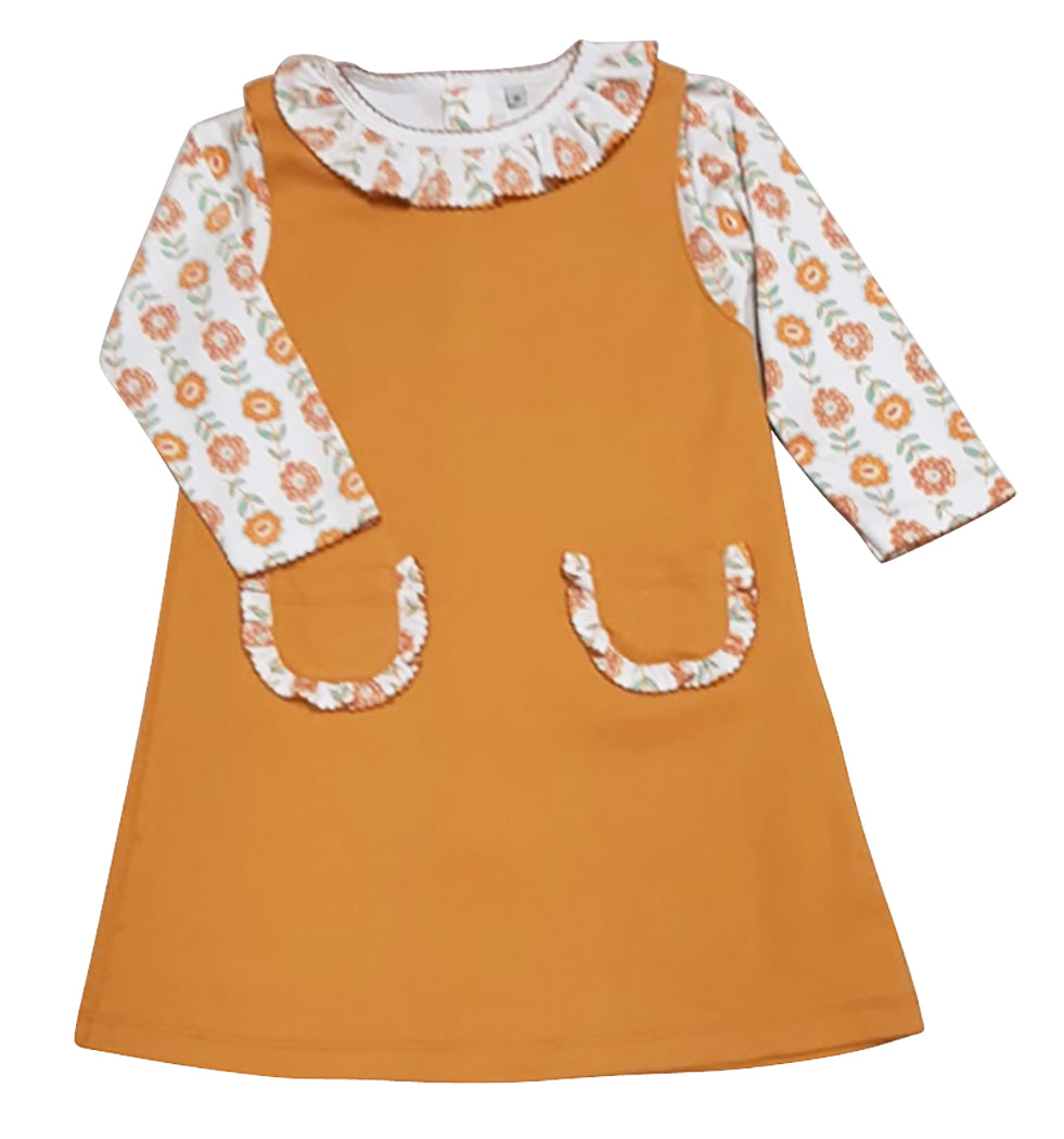St Remy Pima Cotton  Knit Jumper girls Set - Little Threads Inc. Children's Clothing
