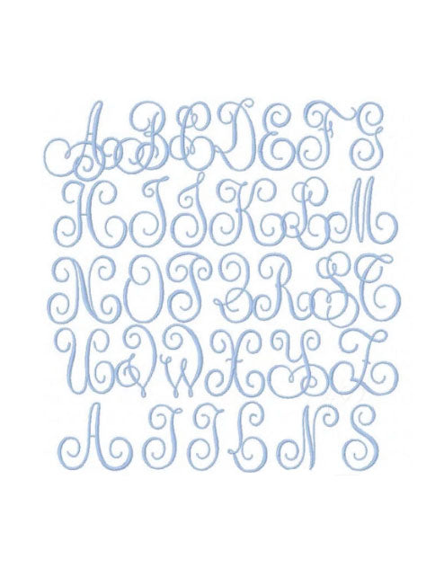 Kings Street  Embroidery Font - Little Threads Inc. Children's Clothing
