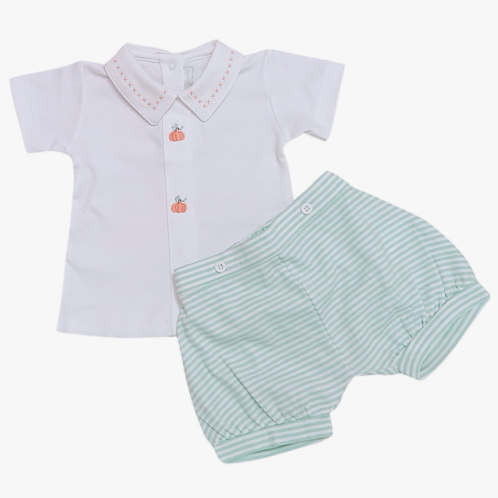 Baby Boys 2pc Pima Cotton Diaper Sets - Little Threads Inc. Children's Clothing