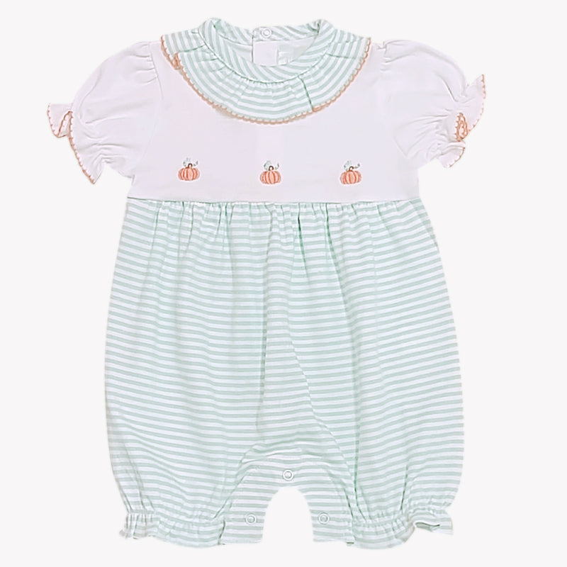 Baby Girl's Pumpkin Romper - Little Threads Inc. Children's Clothing