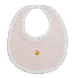 Teddy Bear Pink baby girls bib... - Little Threads Inc. Children's Clothing
