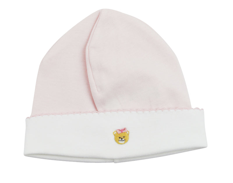 Teddy Bear Baby Girl Hat - Little Threads Inc. Children's Clothing