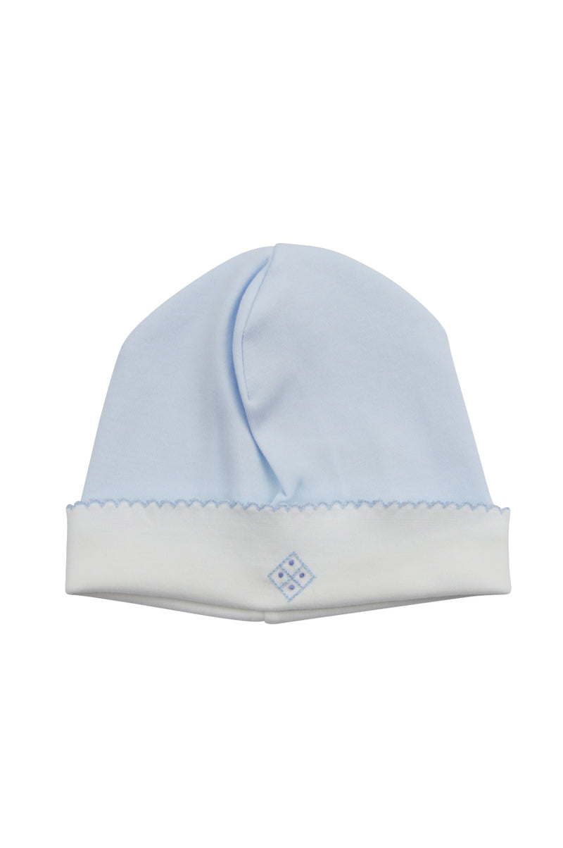 Baby Boy's Blue Tic Tac Hat - Little Threads Inc. Children's Clothing