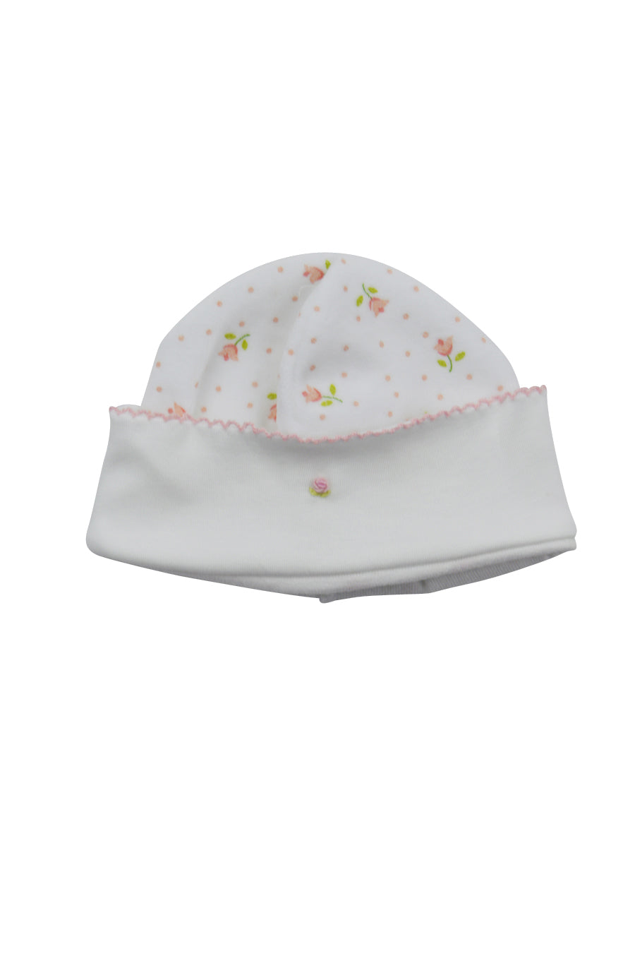 Baby Girl's Floral Print Velour Hat - Little Threads Inc. Children's Clothing