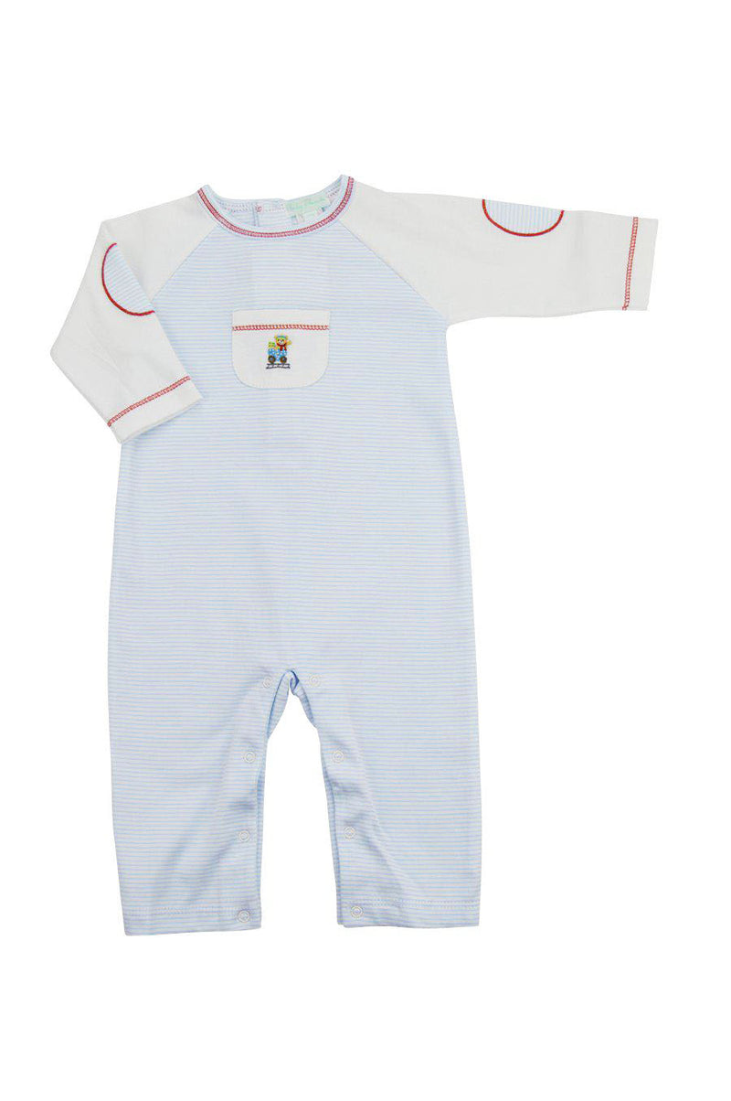 Santa Train Boy's Striped Converter - Little Threads Inc. Children's Clothing
