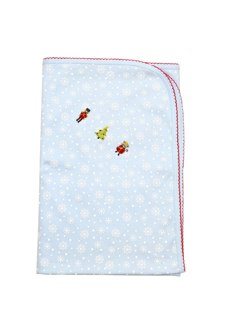 Baby Boy's Snowflake Nutcracker Blanket - Little Threads Inc. Children's Clothing