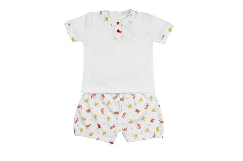 Lobster Boy's Short Set - Little Threads Inc. Children's Clothing